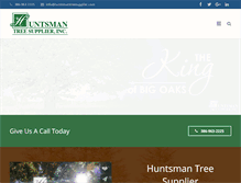 Tablet Screenshot of huntsmantreesupplier.com
